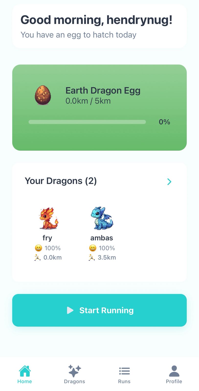DragonRun App Preview